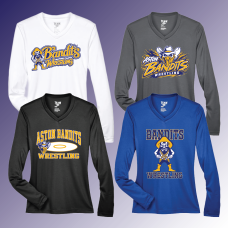 Bandits Wrestling Ladies Long Sleeve Tech Tee Bandits Wrestling Ladies Long Sleeve Tech Tee